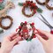 24 Pieces Grapevine Wreaths Vine Branch Wreath Natural Christmas Rattan Wreath Garland Decoration for Christmas Holiday Craft or Wedding Supplies, 4 Inch